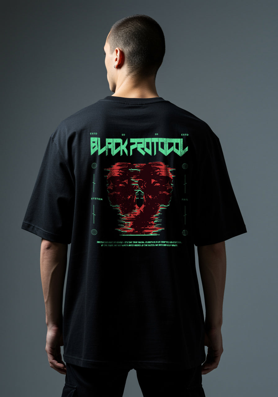 Distortion Oversized Shirt